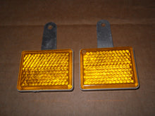Load image into Gallery viewer, Pair of NOS CEV 174 Amber Reflectors