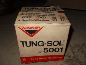 Wagner Tung-Sol 5001 Headlight Bulb Long Beam - 12V