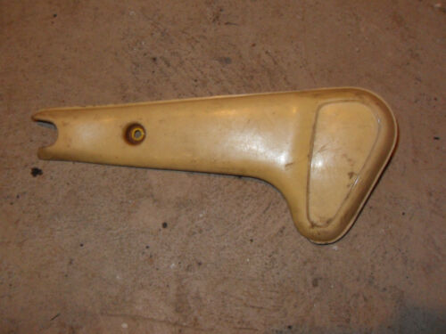 1970's-80's Honda Express NC50 Moped - Right Foot Peg Cover - Yellow