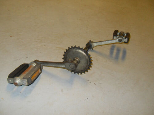 1978 Jawa Babetta 207 Moped - Pedal Crank - Pedal Arms - and Pedals