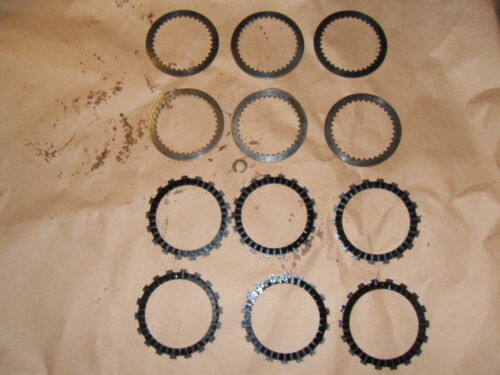 1968 Suzuki T305 - Set of 12 Clutch Plates - 6 Steel - 6 Friction Plates