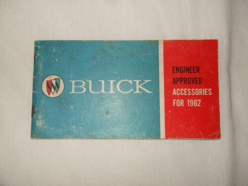 1962 Buick Engineer Approved Accessories Sales Brochure