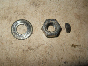 1979 Suzuki DS100 - Flywheel Nut - Washer - Woodruff Key