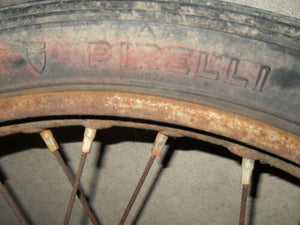 1966 Benelli Fireball 50cc - Front Wheel / Rim with Brake Hub