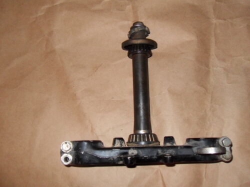 1978 Yamaha YZ125 Dirtbike - Front Fork Lower Triple Tree with Mounting Hardware