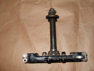 1978 Yamaha YZ125 Dirtbike - Front Fork Lower Triple Tree with Mounting Hardware