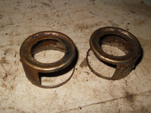 1968 Suzuki T305 - Pair of Chrome Rings - Front Forks