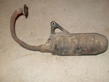 Load image into Gallery viewer, 2001 Yamaha Razz SH50 Scooter Exhaust Pipe Muffler with Heat Shield