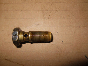 1965 Suzuki B100P B100 - Oil Line with Banjo Bolts and Inlet Bolt