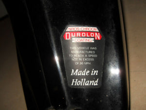 1978 Batavus Regency Moped - Black Plastic Rear Frame Cover