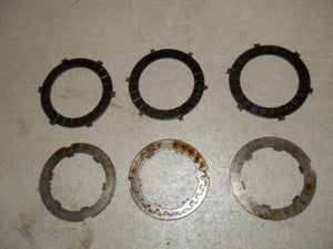 1960's Allstate Puch DS60 Compact Scooter - Set of 6 Clutch Plates (used)