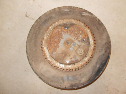 1958 Mitsubishi Silver Pigeon C73 Scooter - Rear Wheel with Sprocket + Brake