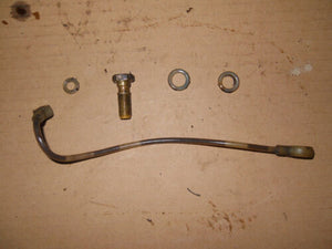 1965 Suzuki B100P B100 - Oil Line with Banjo Bolts and Inlet Bolt