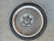 Load image into Gallery viewer, 1993 Jawa 210 Moped - 16'' Rear Wheel / Rim with Brake Plate, Axle and Sprocket
