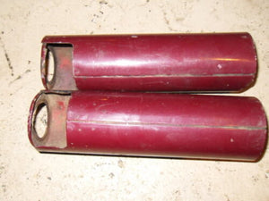 1968 Yamaha 350 YR2 Fork Spring Covers - Trim - Left and Right