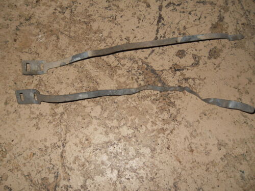 1958 Mitsubishi Silver Pigeon C73 Scooter - Pair of Metal Wiring Straps