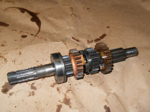 1968 Suzuki T305 - Transmission Counter Shaft with Several Gears