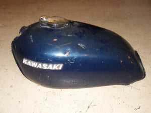 1976 Kawasaki KZ400 Gas Tank with Cap and Emblem