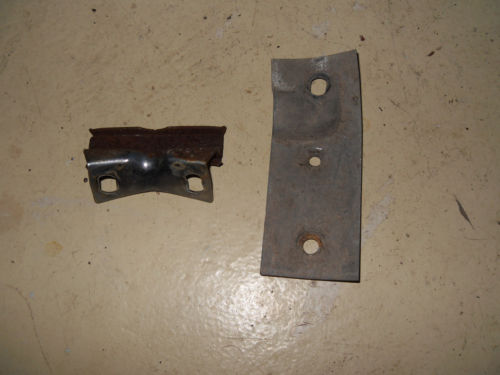 1978 Motobecane 50V Moped - Cover Plate and Rear Bracket