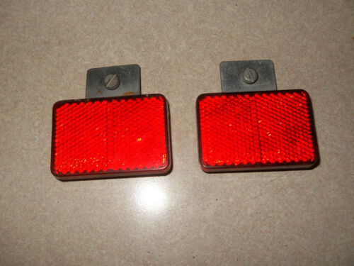 1977 Motobecane 50V Moped - Pair of Red Brake Light Reflectors
