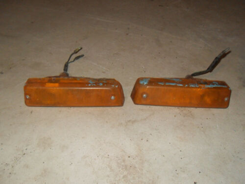 1969 Datsun 510 Bluebird Wagon - Pair of Front Parking Turn Amber Lights