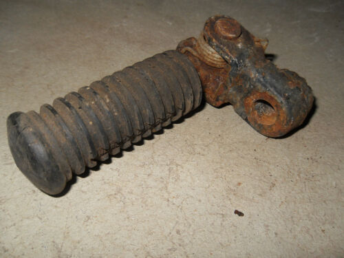 1976 Harley Davidson Aermacchi AMF 250 SS - Foot Peg with Mounting Bracket