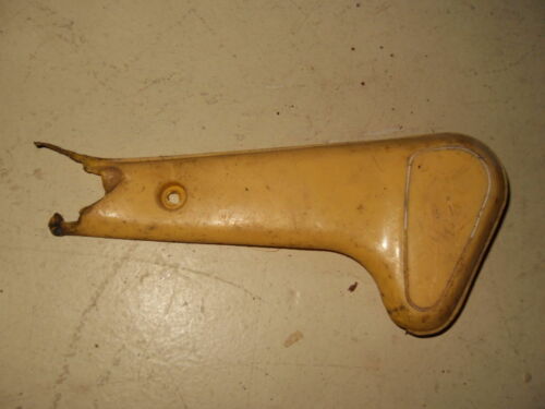 1970's-80's Honda Express NC50 Moped - Left Foot Peg Cover - Yellow - Damaged