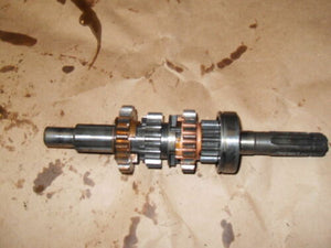 1968 Suzuki T305 - Transmission Counter Shaft with Several Gears