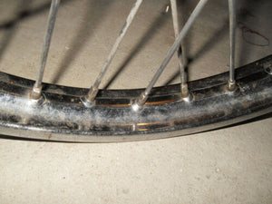 1978 Batavus Moped - Rear Rim and Brake Plate