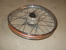 Load image into Gallery viewer, 1978 Batavus Moped - Front Rim (Bent) with Brake Plate and Speedo Drive