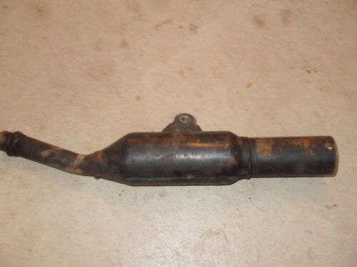 1978 Yamaha DT125 Enduro - Exhaust Pipe Spark Arrestor / Silencer