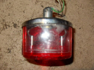 Vintage 1979 Indian Moped Taillight with Lens - Tail Light