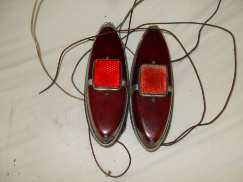 1960 Fiat 1100 - Pair of Tail Lights Lamps - Altissimo 237.12.17 - 237.12.18