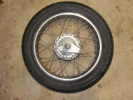 1983 Yamaha RX50 Special - Rear Wheel with Brake Plate and Sprocket