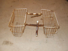 Load image into Gallery viewer, Vintage Moped - Rear Luggage Carrier - Wire Baskets