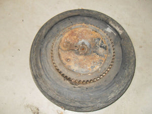 1960 Mitsubishi Silver Pigeon C75 Scooter - Rear Wheel - Brake Hub - ARCO Tire