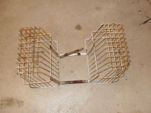 Vintage Moped - Rear Luggage Carrier - Wire Baskets