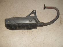 Load image into Gallery viewer, 2001 Yamaha Razz SH50 Scooter Exhaust Pipe Muffler with Heat Shield