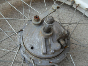 1993 Jawa 210 Moped - 16'' Front Wheel / Rim with Brake Plate and Axle