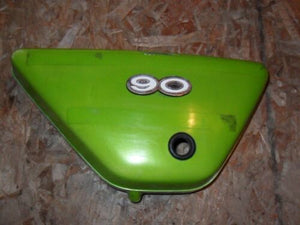 1974 Kawasaki G3 G3SS 90 - Left Side Cover with Emblem - Oil Tank Cover