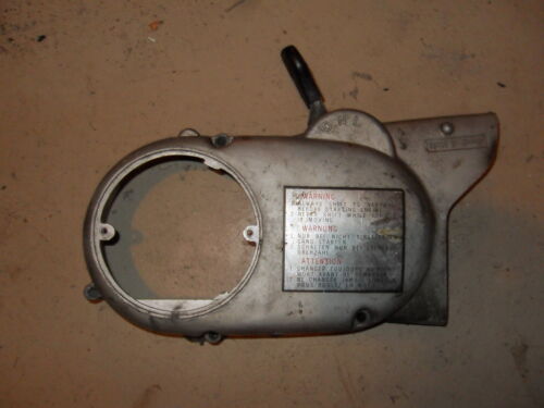 1976 Yamaha LB80 Chappy - Magneto Engine Side Cover + Shifter - LB80 76-78 LB50