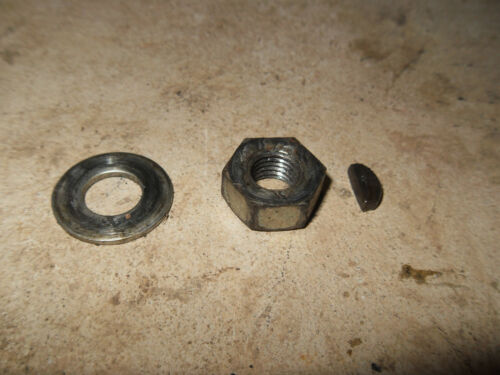 1979 Suzuki DS100 - Flywheel Nut - Washer - Woodruff Key