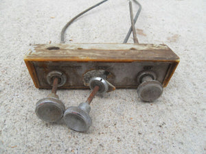 1967 Dodge A100 Van Wagon Truck - Heater Control Pull Knobs and Cables
