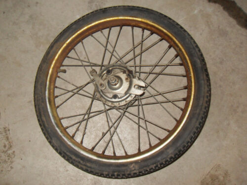1980 Garelli Sport Moped - Front Wheel - Rim - Brake Hub