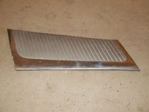 1960 Fiat 1100 - Passenger Side Rear Quarter Panel Chrome Trim Plate