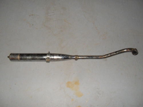 1978 Batavus Regency VAII Moped - Exhaust Pipe - Header and Muffler