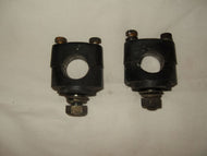 1975 Yamaha YZ80 YZ80B - Pair of Handlebar Clamps