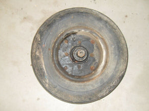 1960 Mitsubishi Silver Pigeon C75 Scooter - Rear Wheel - Brake Hub - ARCO Tire