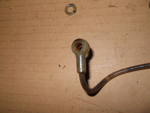 1965 Suzuki B100P B100 - Oil Line with Banjo Bolts and Inlet Bolt