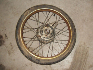 1980 Garelli Sport Moped - Front Wheel - Rim - Brake Hub